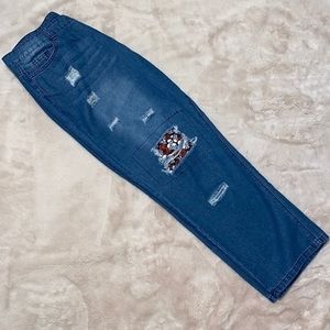 Skull patch jeans size 20